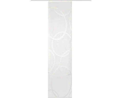 Panneau japonais Pinalo blanc laine 60x245 cm