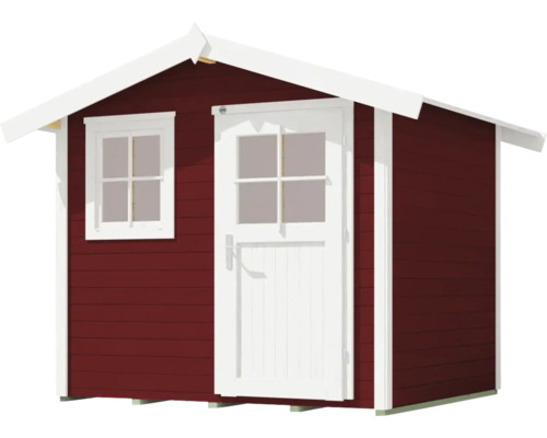 Petit abri de jardin avec fenêtre et porte