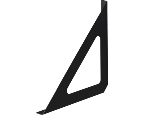 Dolle Konsole TRI 190 x 190 mm schwarz Regalwinkel aus Metall