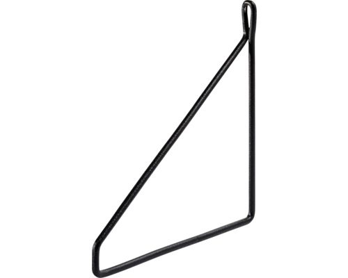 Dolle Konsole FIL 210 x 210 mm schwarz Regalwinkel aus Metall