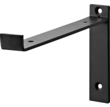 Schwarzer Regalträger aus Metall