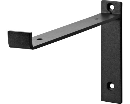 Dolle Konsole LIP 260 x 130 mm schwarz Schwarzer Regalträger aus Metall
