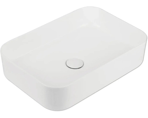 Lavabo à poser Jungborn THALON 50,0 x 35,0 cm blanc brillant AB7131