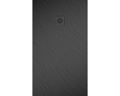 Duschwanne Jungborn Cento 140 x 80 x 2,6 cm schwarz matt