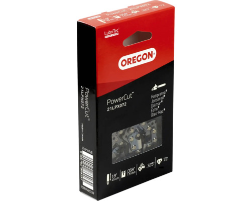 Chaîne de tronçonneuse Oregon PowerCut 21LPX072 dans son emballage