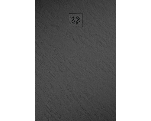 Duschwanne Jungborn Cento 120 x 80 x 2,5 cm schwarz matt