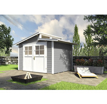 Gartenhaus weka 226 Gr. 3 inkl. Fussboden 327 x 231 cm grau