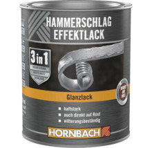 HORNBACH Hammerschlaglack Effektlack 3in1 glänzend silber 750 ml-thumb-1