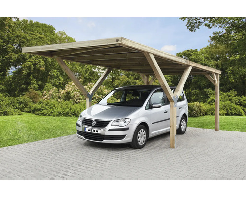 weka Einzelcarport Y ohne Dacheindeckung 300x606 cm kesseldruckimprägniert