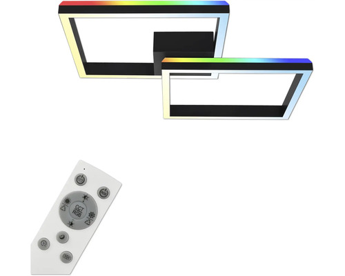 Deckenleuchte mit rechteckigem Design und Fernbedienung