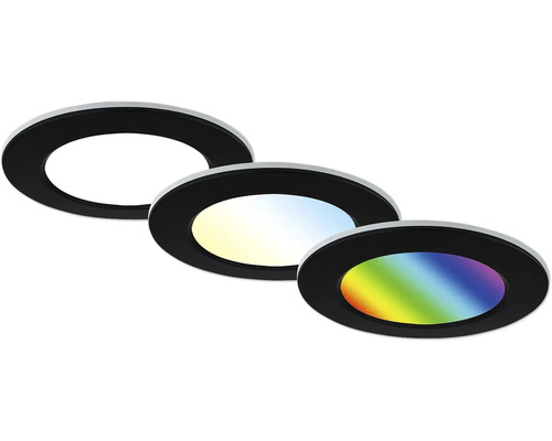 Spot encastrable LED avec différents réglages de lumière