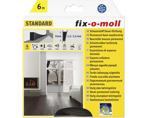 fix-o-moll Joint en mousse standard, 6 mètres