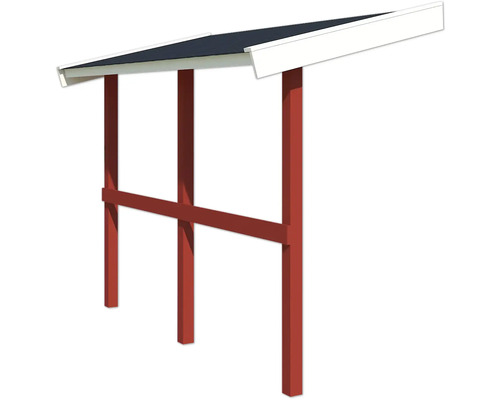 Abri en bois avec toit