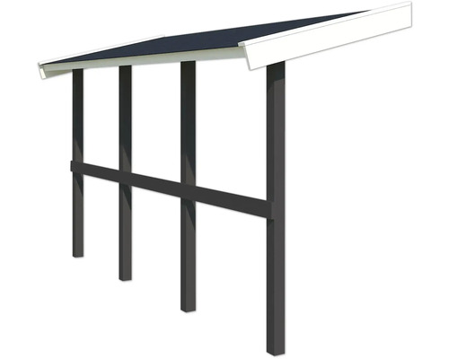 Abri en bois avec toit pour l''extérieur