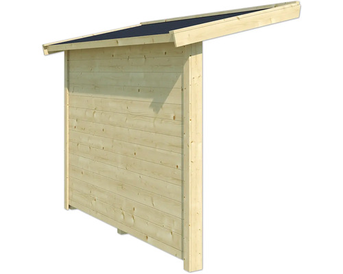 Abri en bois avec toit