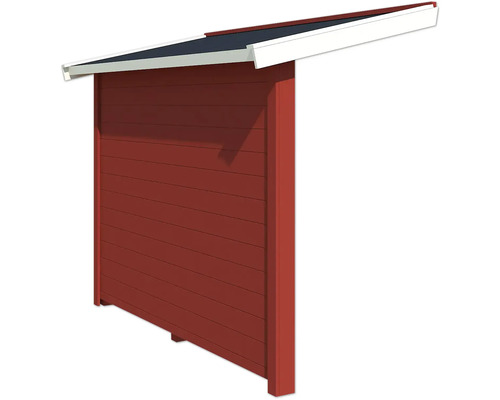 Holzunterstand mit Dach