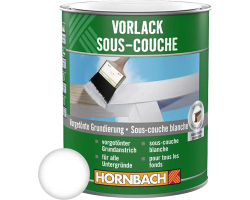 HORNBACH Vorstreichfarbe weiss 750 ml