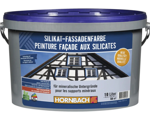 Peinture pour façade au silicate Hornbach blanc 10 l