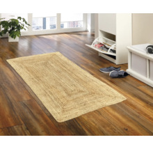 Hall d''entrée avec tapis, armoire à chaussures et décoration