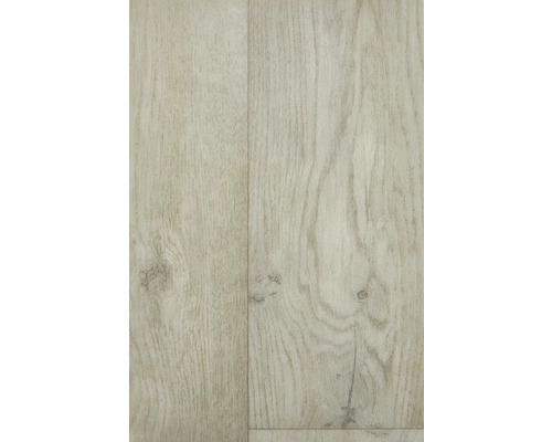 Sol PVC Maxima aspect lames en bois blanc-gris 109S lames 17x100 cm largeur 200 cm (au mètre)