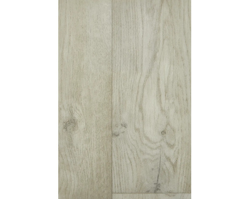 Sol en PVC Maxima aspect bois uni blanc-gris largeur 400 cm (au mètre)