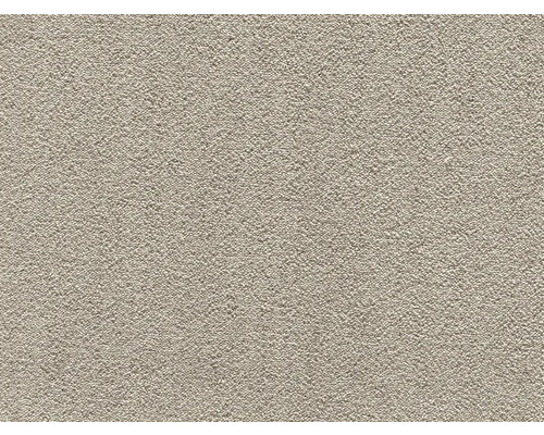 Spannteppich Shaggy Feliz creme FB32 400 cm breit (Meterware) Nahaufnahme einer Putzoberfläche