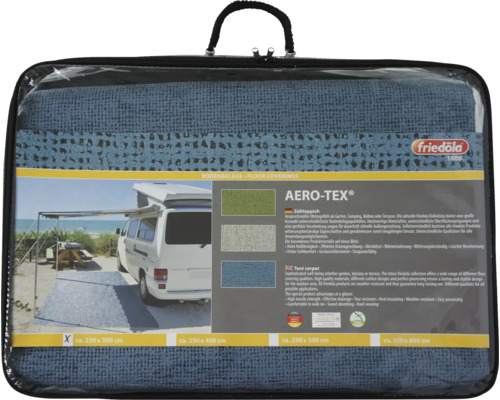 Zeltteppich AERO-TEX® grau 250x600 cm