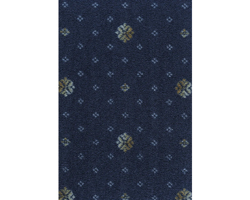 Moquette velours Posada bleu marine largeur 400 cm (au mètre)