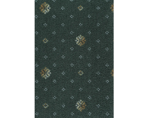 Moquette Velours Posada vert FB27 400 cm de large (au mètre) Tapis à motif floral