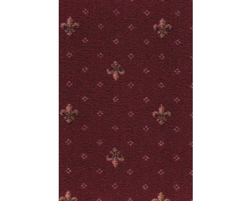 Moquette velours Locanda rouge largeur 400 cm (au mètre)