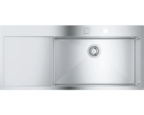 Évier en acier inoxydable avec égouttoir GROHE K1000 1160x520 mm 31582SD1 Évier en acier inoxydable avec égouttoir
