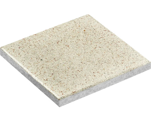 Beton Terrassenplatte iStone Brillant karamel-beige 40 x 40 x 4 cm Quadratische Terrassenplatte aus Stein