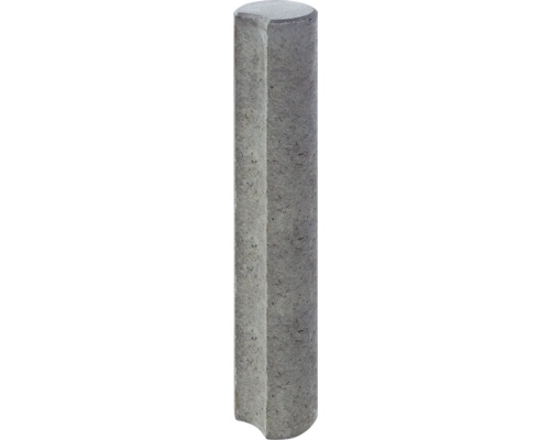 Mini-palissade avec goulotte grise 11 x 100 cm