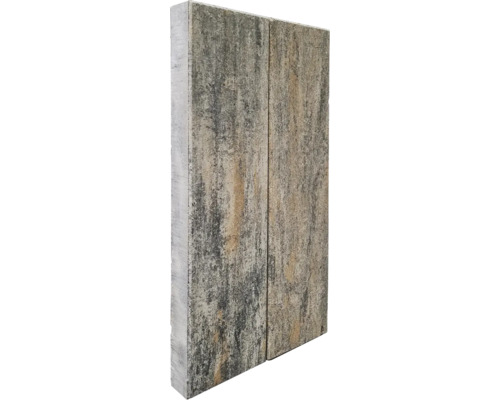 Palissade rectangulaire iMount Modern calcaire coquillier 100 x 25 x 8 cm