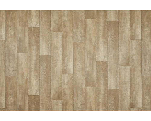 PVC-Boden Giant Holzdielenoptik Akazie hell FB837 Dielen 16,6x100 cm 400 cm (Meterware) Holzboden aus Laminat