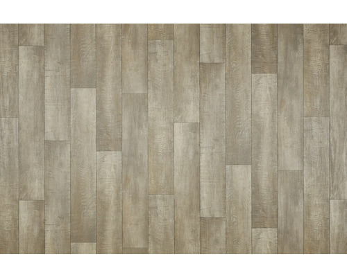 PVC-Boden Giant Holzdielenoptik grau FB895 Dielen 16,6x100 cm 400 cm (Meterware) Bodenbelag aus hellem Holz
