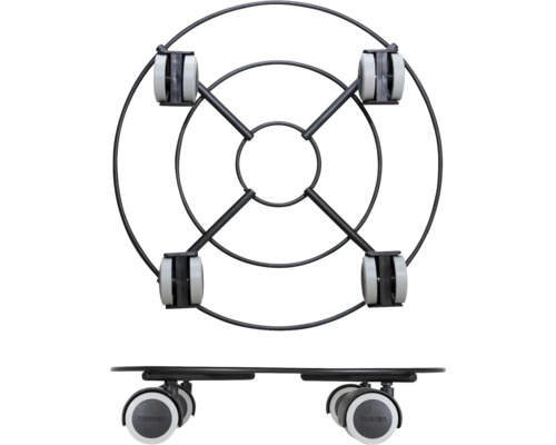 Chariot à plantes avec roulettes