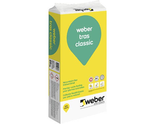 weber tras classic Naturstein-Klebemörtel 25 kg