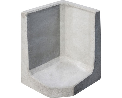 L-Stein Eck Winkelstein grau 40 x 7 x 60 cm Fusstiefe = 40 cm L-Stein Eck Winkelstein grau 40 x 7 x 60 cm Fusstiefe = 40 cm