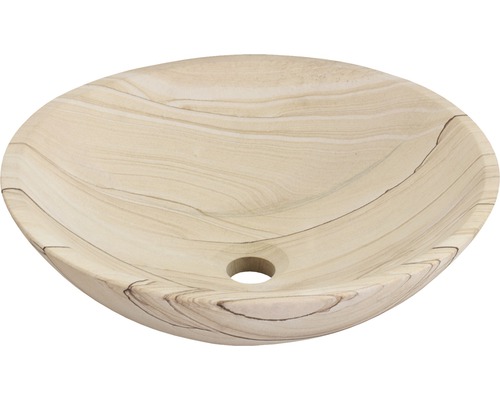 Aufsatzwaschbecken Differnz Sandstone 40 x 40 cm sand matt 38.251.05 Aufsatzwaschbecken Differnz Sandstone 40 x 40 cm sand matt 38.251.05
