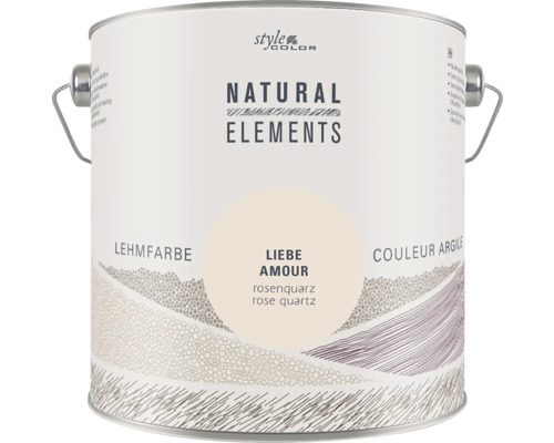 Peinture murale StyleColor NATURAL ELEMENTS sans conservateurs amour rose 2,5 l