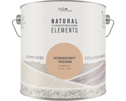 Peinture murale StyleColor NATURAL ELEMENTS sans conservateurs passion terre cuite 2,5 l