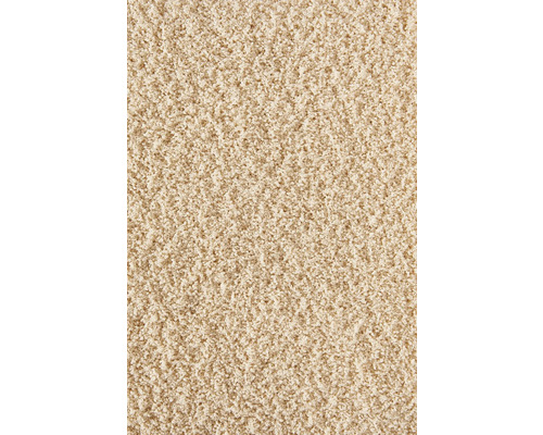 Spannteppich Shag Softness beige 400 cm breit (Meterware)