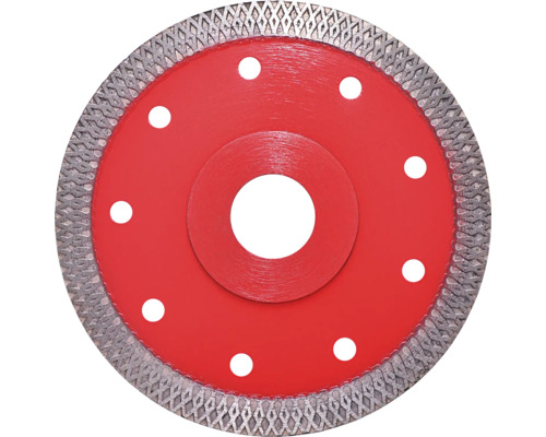 Disque diamant à tronçonner avec ouvertures de refroidissement pour meuleuse d''angle