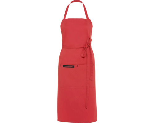 Tablier de cuisine et de pâtisserie FEUERMEISTERIN rouge emballage cadeau inclus Tablier rouge avec poches et cordons