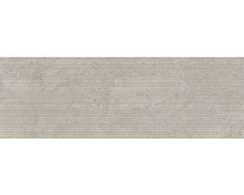 Carrelage mural beige avec motif de lignes horizontales