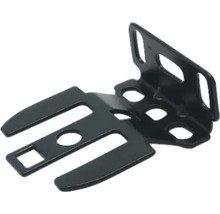 SOLUNA Montageträger universal Metal Welle 30 mm schwarz