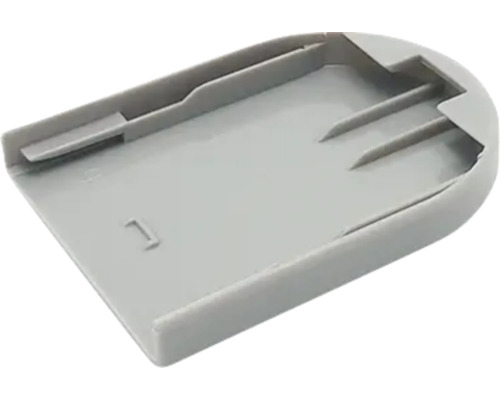 Graue Kunststoffabdeckung