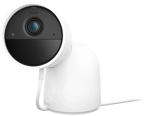 Caméra de surveillance Philips Hue Secure filaire support de table blanc