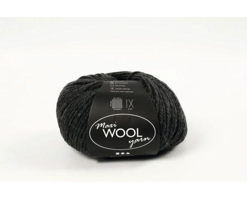 Pelote de laine 100 g, 125 m, gris clair mélange Pelote de laine Maxi